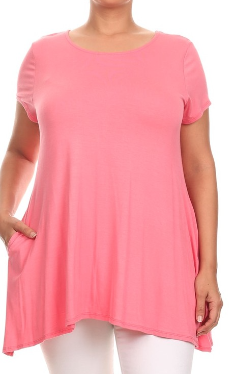 Plus Pretty Pink Top