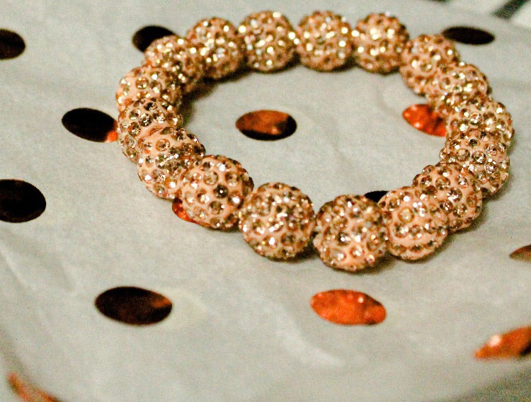 Champagne Bead Bracelet