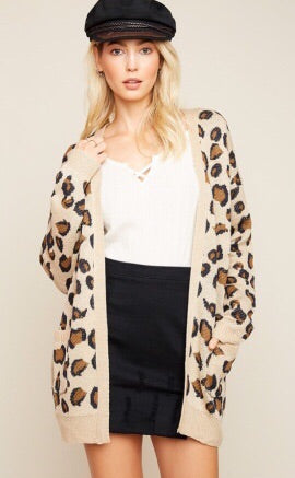 Leopard Cardigan